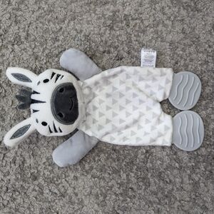 activities by Baby Mode, Adorable Zebra Plush lovey security blanket Toy